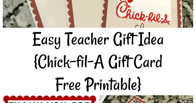 Teacher Appreciation Gift Idea: Chick-Fil-A Frosted Lemonade