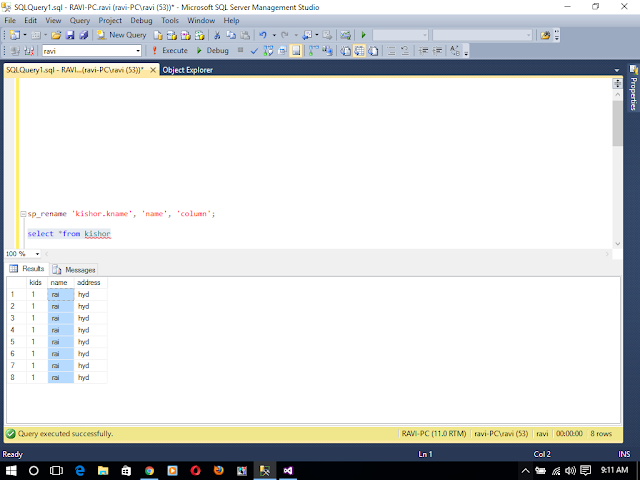 Rename Column Name In Sql Server - Design Talk
