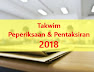 Tarikh Peperiksaan SPM, UPSR, PT3, STAM Dan PAV 2018