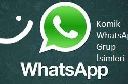 Komik Whatsapp Grup İsimleri