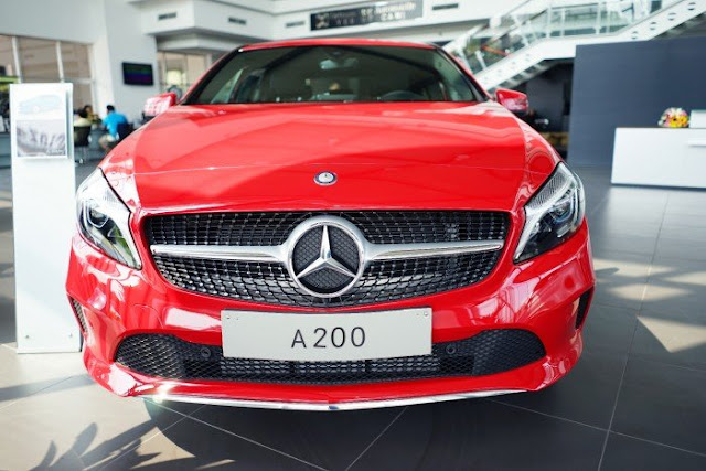 Thiết kế đầu xe Mercedes A200 2019 Mercedes A200 2019 được thiết kế như một viên đạn lao về phía trước