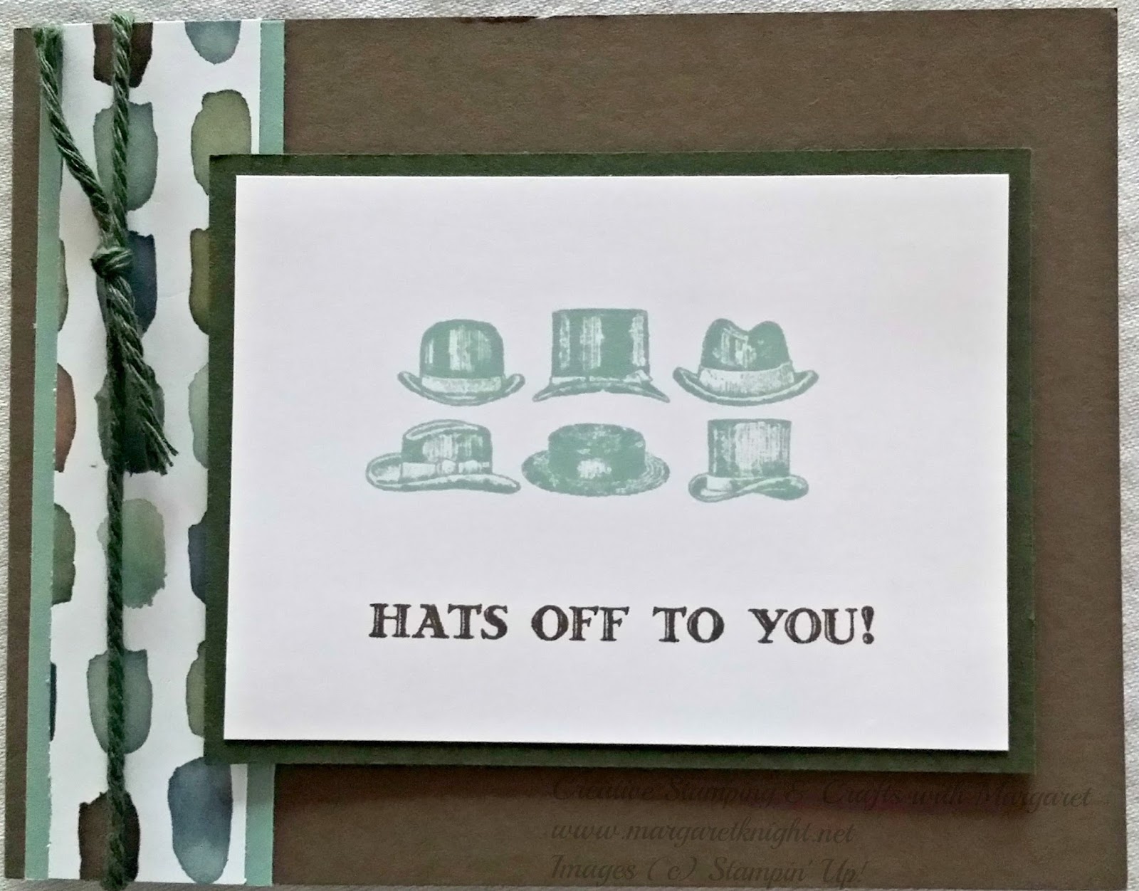 Hats Off to You! Creative Stamping With Margaret