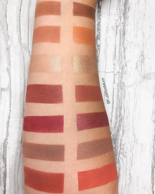 Modern Renaissance Palette Dupes With Makeup Geek Eyeshadows pictures and swatches Modern Renaissance Palette Dupes With Makeup Geek Eyeshadows pictures and swatches