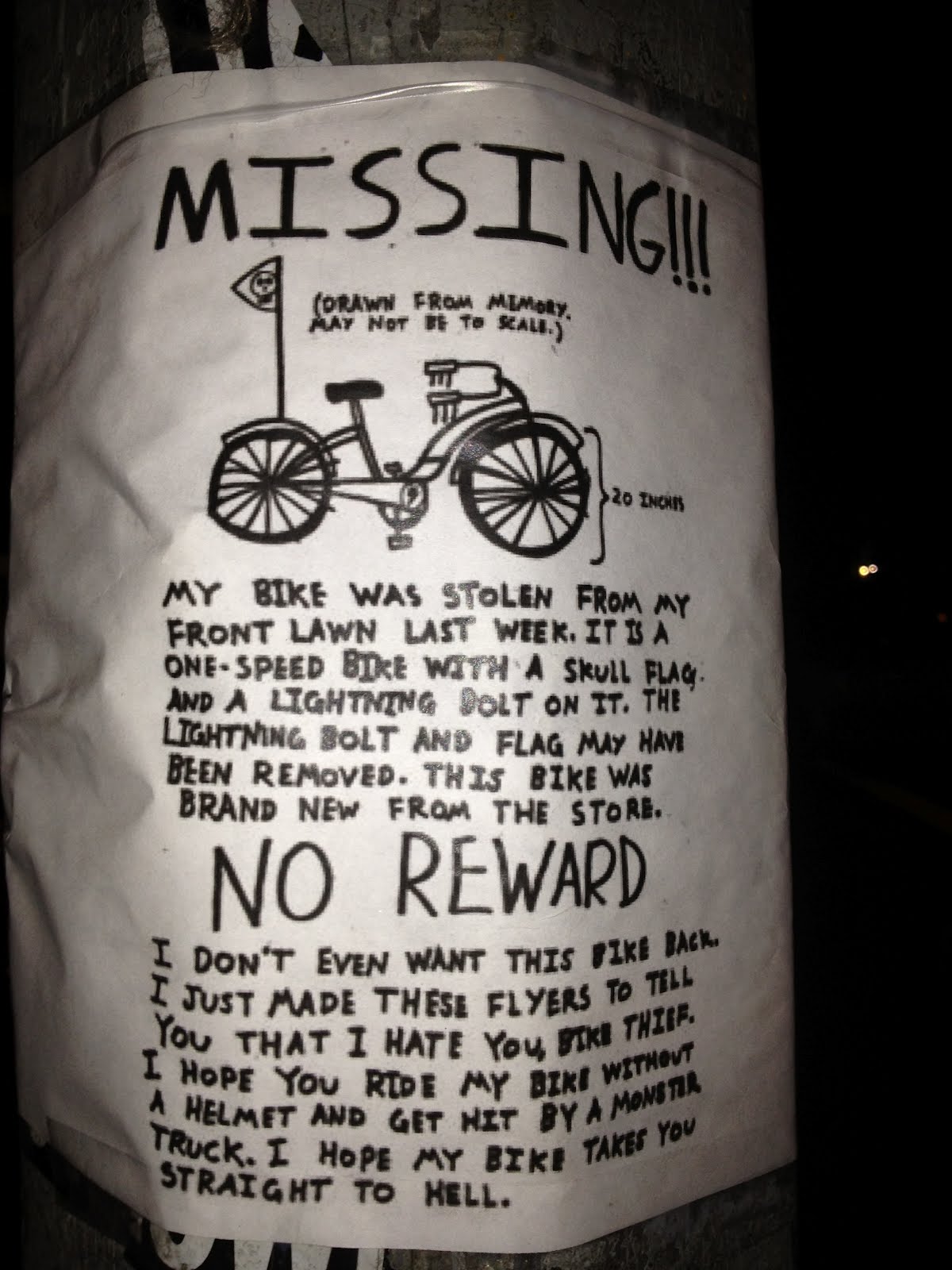 EV Grieve: [Updated] Perhaps the greatest missing bike flyer ever