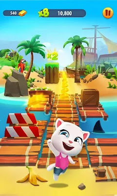 لعبة Talking Tom Gold Run مهكرة لعبة Talking Tom Gold Run مهكرة