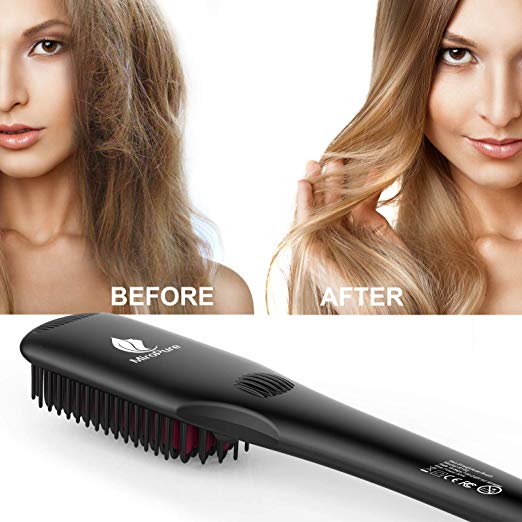 HairBrushy Miropure Hair Straightening Brush Review