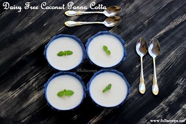 Dairy Free Coconut Panna Cotta