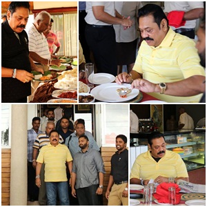  Mahinda's Uganda tour -- Breakfast at Cafe Ceylon