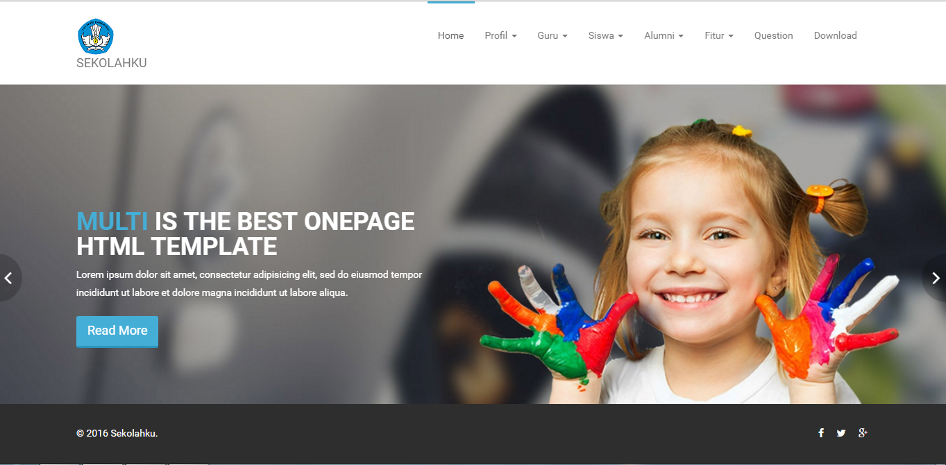 web sekolah gratis template php emporiumfree download template website sekolah