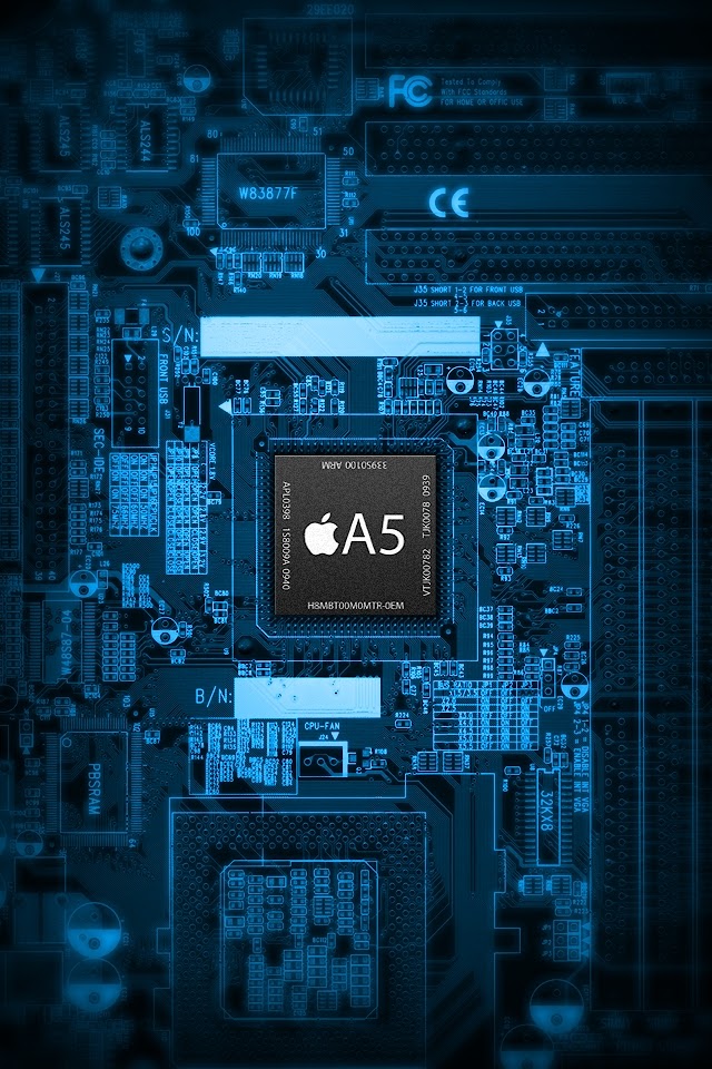 A5 Chip Blue  Android Best Wallpaper
