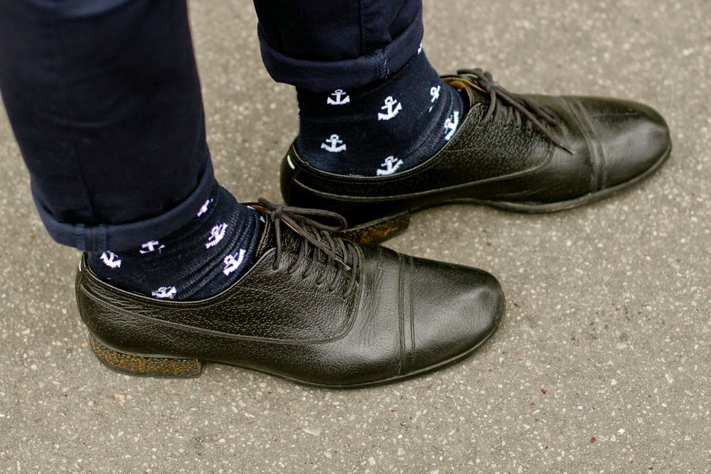 ancres chaussettes anchor socks blog mode homme