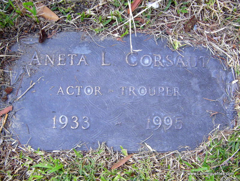 Age At Death Died Aneta Corsaut Death Los Angeles Morgue Files: "The Andy Griffith Show" Actress Aneta