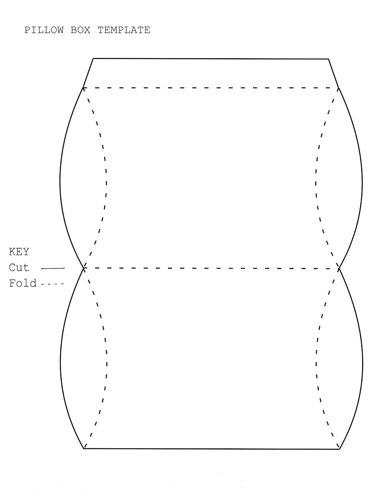 Pillow Box Template