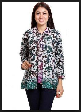 Model Baju Batik Wanita Terkini Model Baju Batik Wanita Terkini