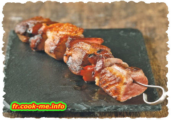 Brochette de magret de canard Brochette de magret de canard