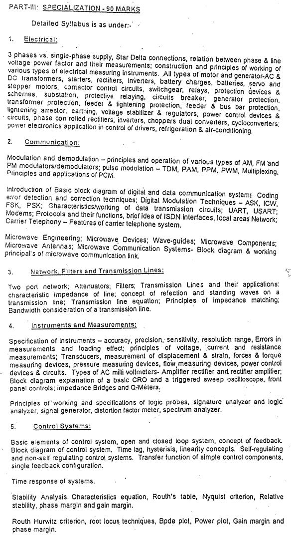 Junior Engineer Syllabus Junior Engineer Syllabus