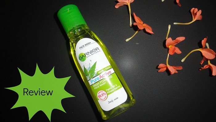 garnier high foaming face wash