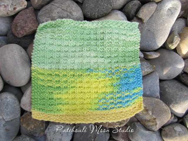 Patchouli Moon Studio~ Hand Knit Washcloth
