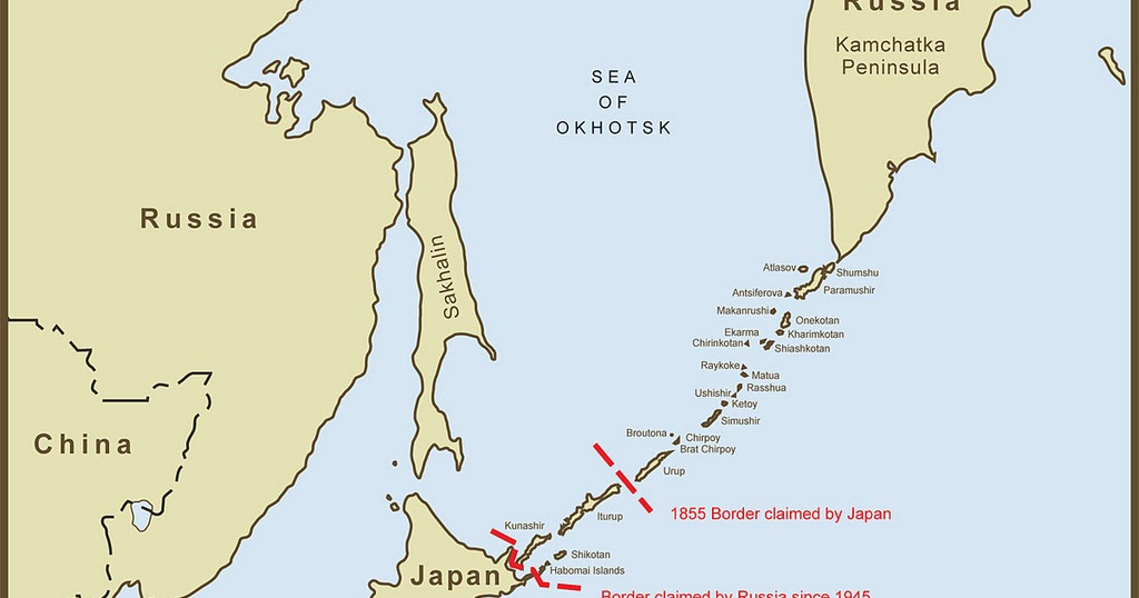 Курилы острова на карте россии