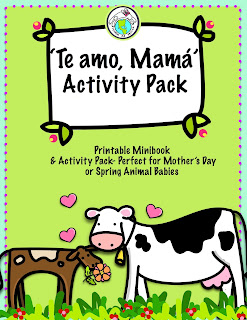 Te amo Mamá Mother's Day Activity Pack in Spanish