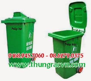 Chuyên bán thùng rác 2 bánh xe 120 lít 240 lít 660 lít giá tốt nhất call 0908204096 Ms Linh Thung-rac-nhua-120li-napkin