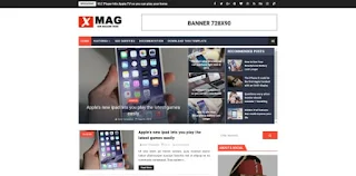 x-mag blogger template 2018