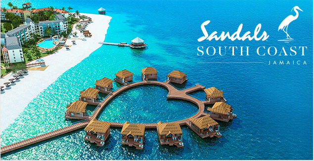 Sandals Resorts current Promotion - Book a WeddingMoons Package of 6 Nights or More and receive 