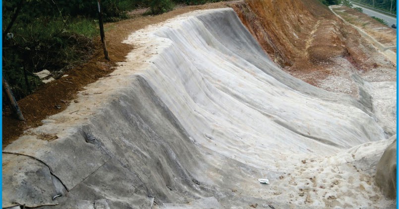 Concrete Canvas - Cement Impregnated Fabric: Kegunaan-Kegunaan Concrete