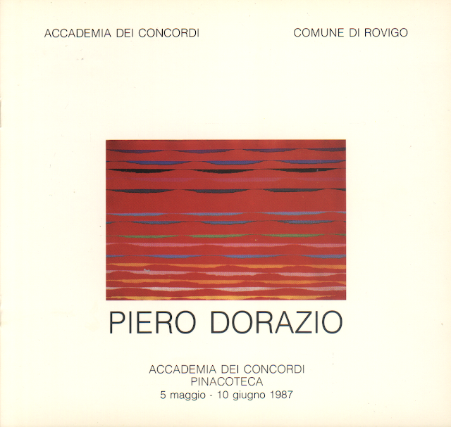 Piero Dorazio - 5 maggio - 10 giugno 1987 Pinacoteca dell'Accademia dei Concordi, Rovigo