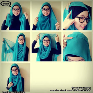 tutorial memakai pashmina dengan mudah tutorial memakai pashmina dengan mudah