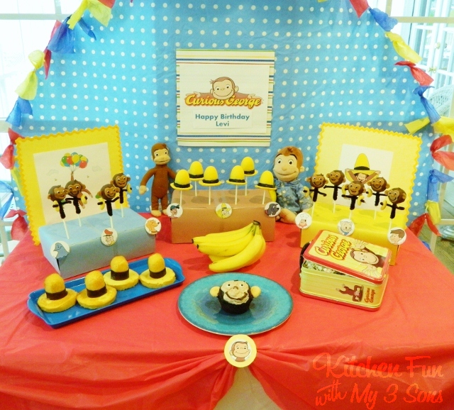 Curious George Party With Lots Of Fun Food Ideas Kitchen My Youngest Turned 2 On Sunday And We Had A Full Week Of Curious George Fun Food Simple Party For Him At Home I Didn T Have Parties