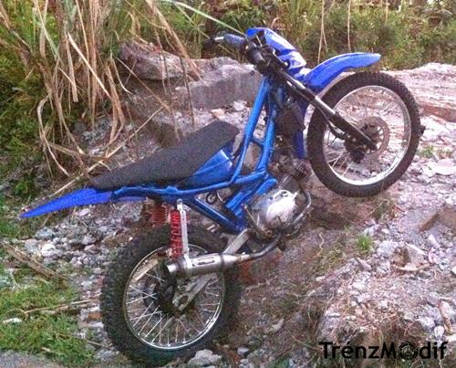 Modifikasi Trail Bebek Standar Gambar Modifikasi Motor Trail Bebek Standar