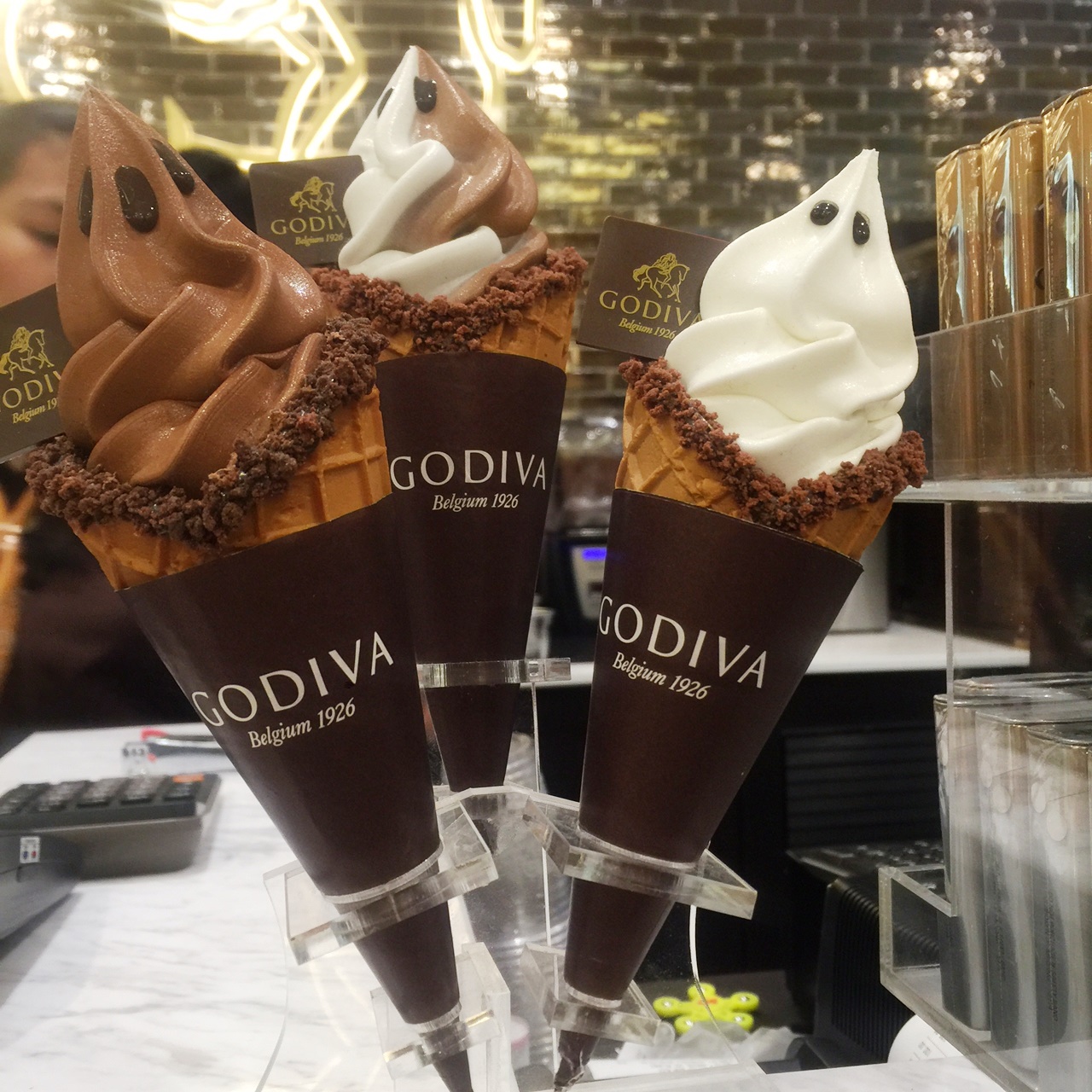 Lizzie As A Mummy Godiva Ice Cream At Genting Premium Outlets