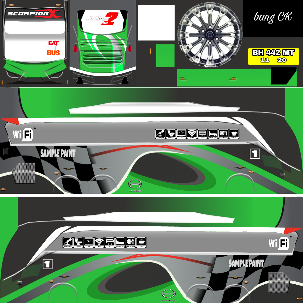 Livery Bus Simulator Indonesia New 2 | Semua Aja