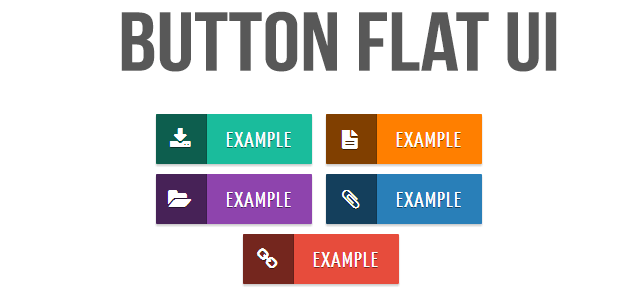 Membuat CSS Button Flat UI Dengan Font Awesome