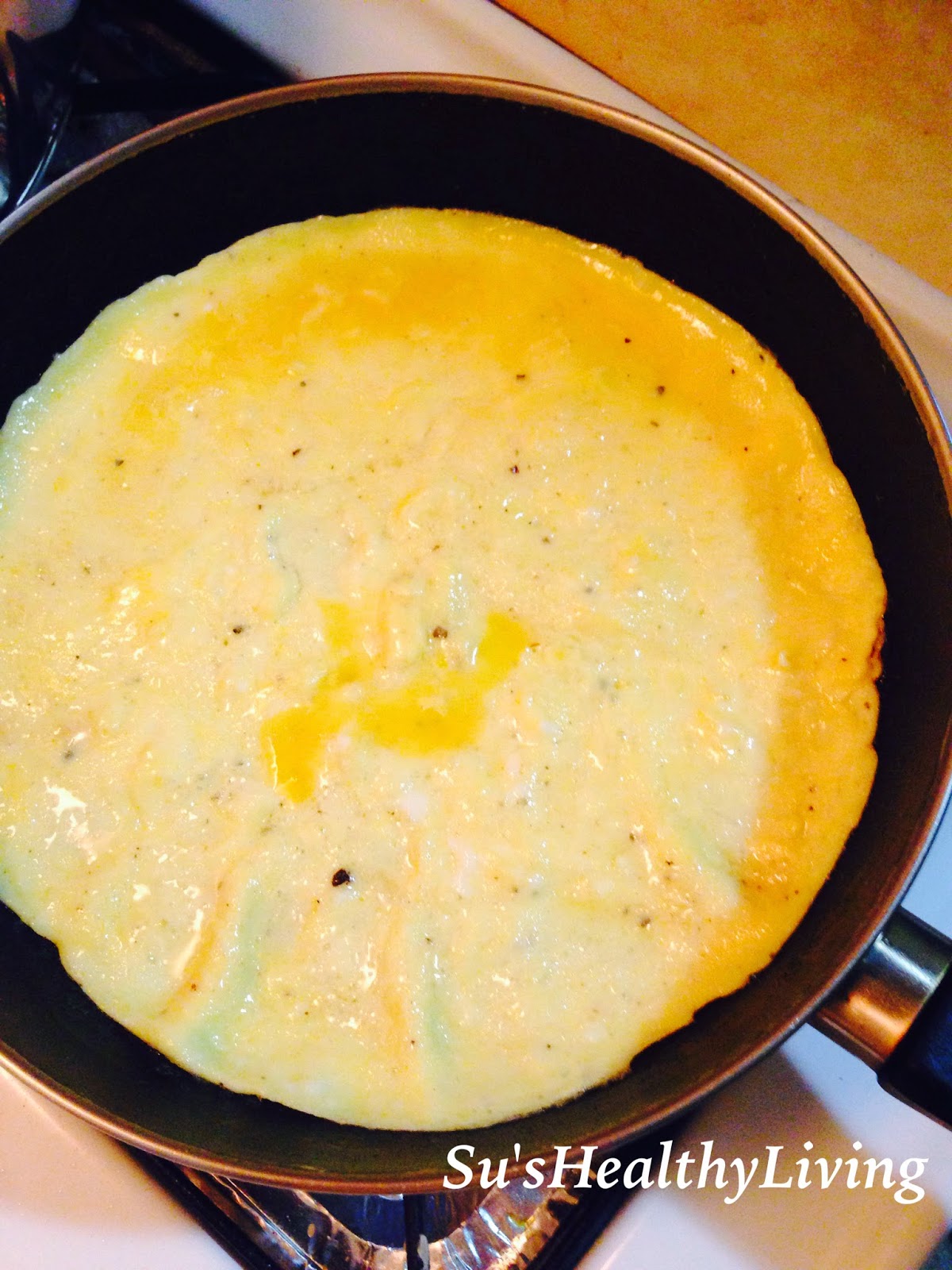 Su'sHealthyLiving Meatless Monday Stuffed Omelette