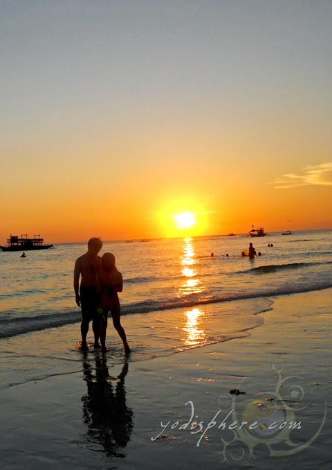 hover_share Romance against the golden Boracay sunset