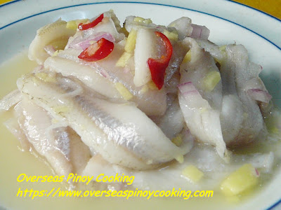 Kinilaw na Dilis Recipe