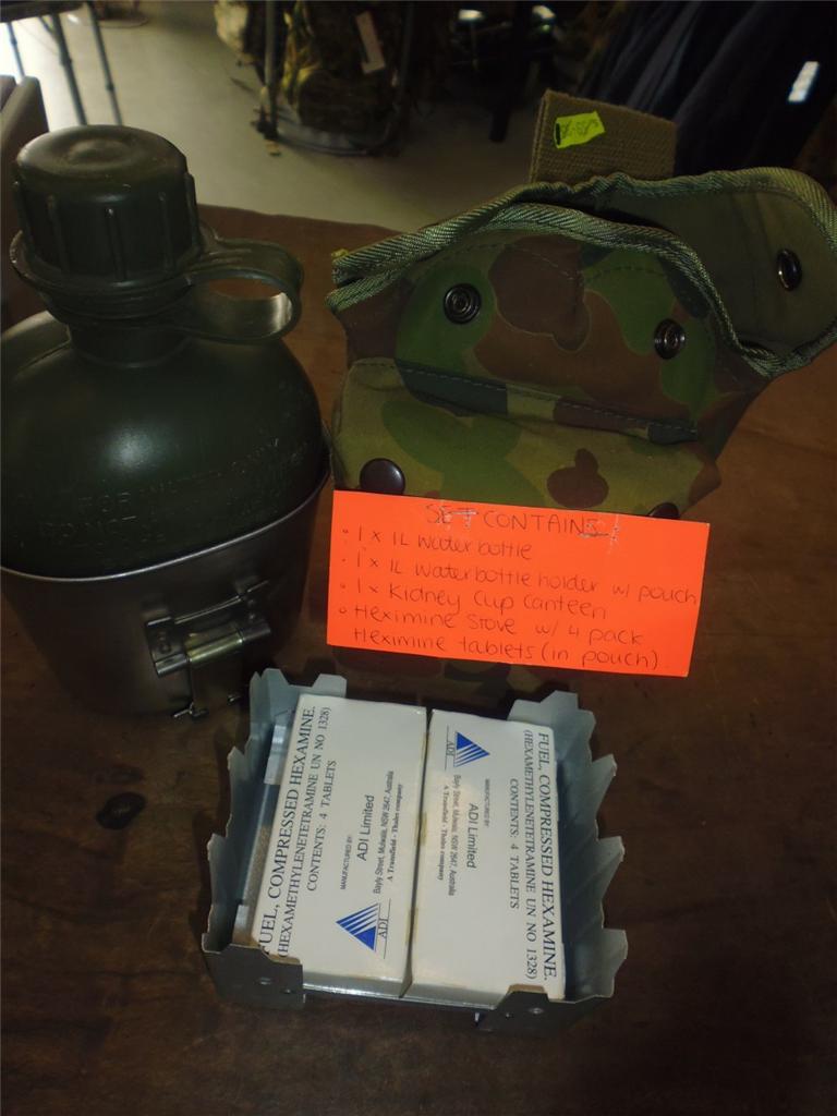 bingbabel Australian Army DPCU Basic Kit Canteen and Cover