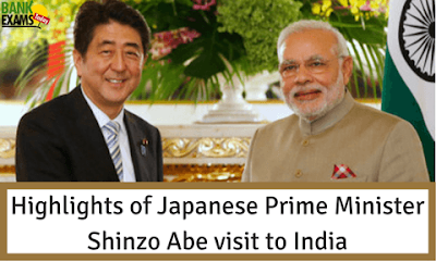Highlights of Japanese Prime Minister Shinzo Abe visit to India