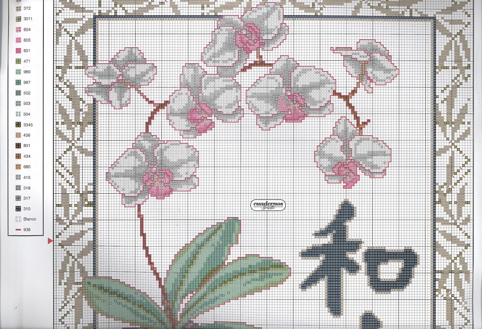 Orquídeas Em Ponto Cruz Arte com Encanto by Vastí Fernandes: Orquídeas em ponto Cruz