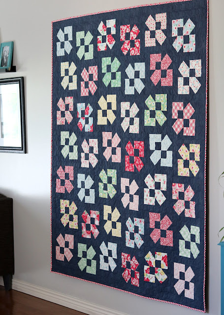 Lucky Duck quilt pattern - a Layer Cake or Fat Quarter pattern in five sizes by Andy of A Bright Corner