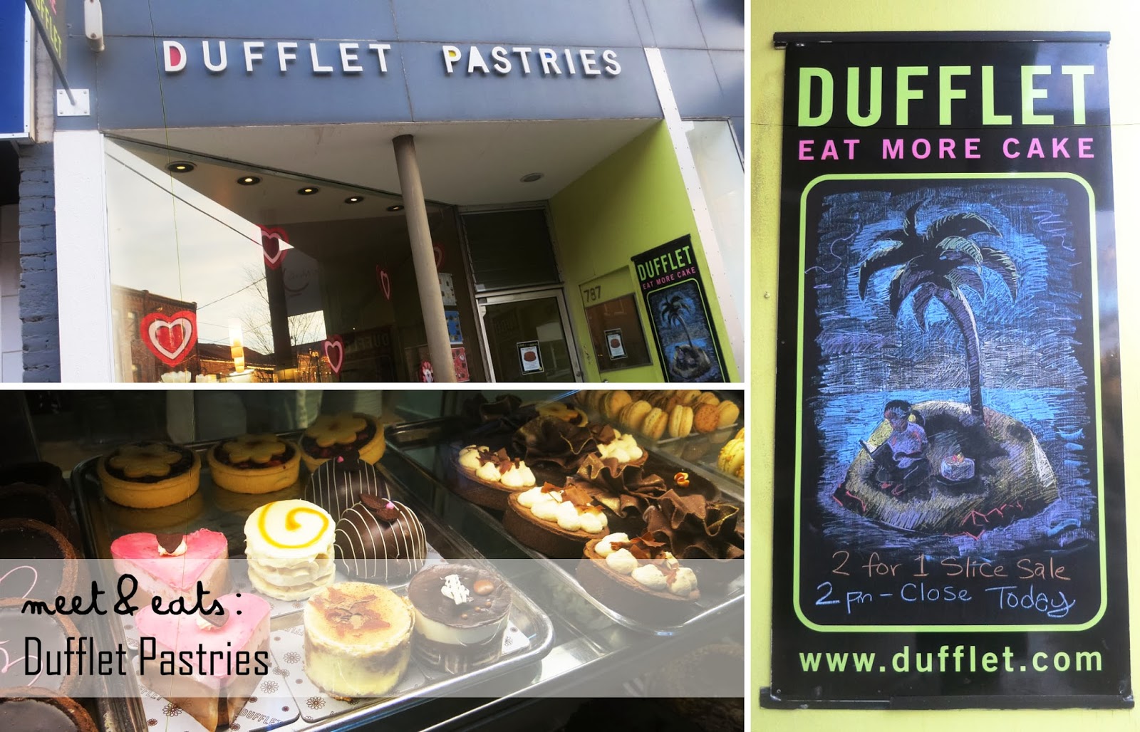 Dufflet Pastries, Queen West Alice's Meet and Eats