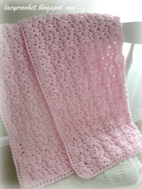 Lacy Crochet: Lacy Baby Blanket Tutorial