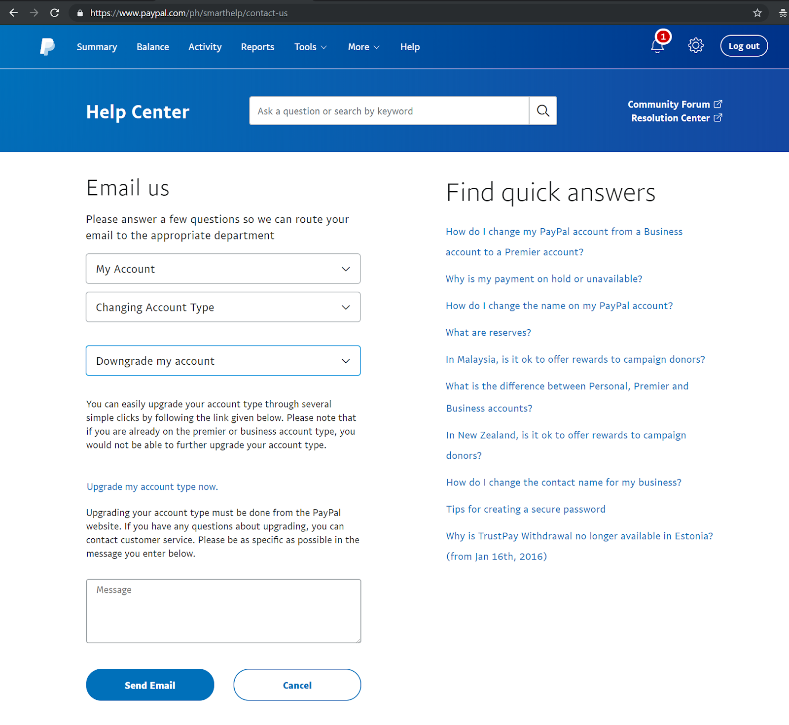 Dropped like a Hatputito: PayPal | Confirming Identity