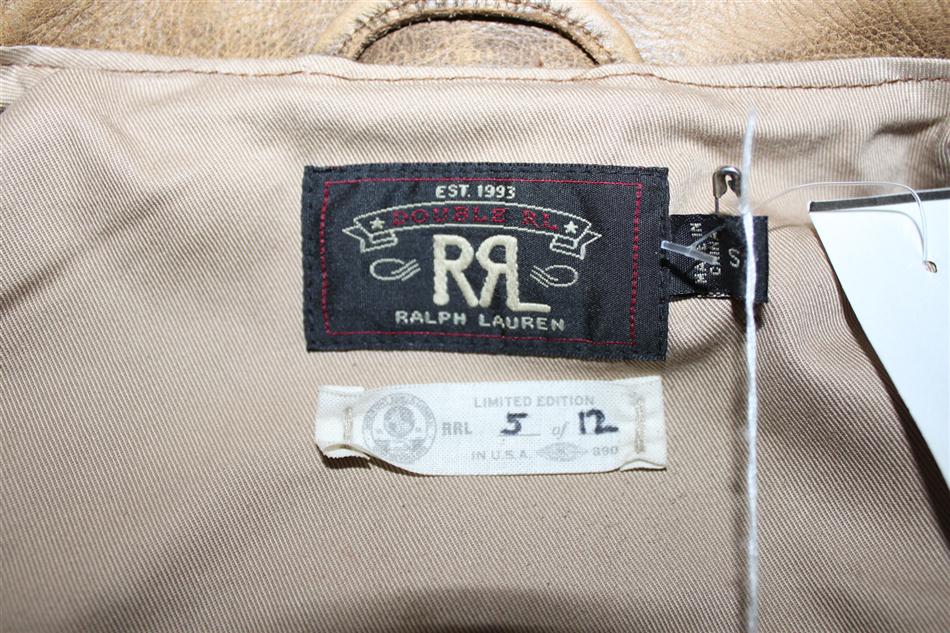 Ralph Lauren RRL Cowhide Leather Jacket | VINTAGE AMERICANA TOGGERY