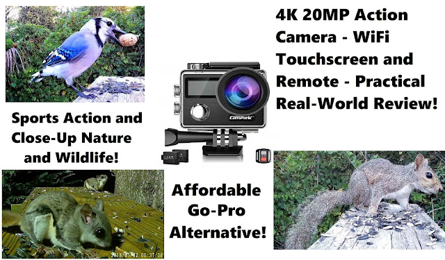 Campark X20 20MP 4K WiFi Touch Screen Action Camera Review