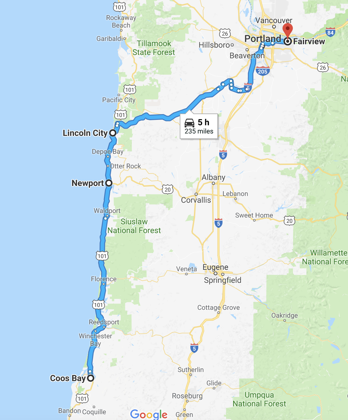 Kris & Brian's Travels Week 12 Coos Bay, Oregon to Portland, Oregon