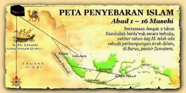 Sebutkan sumber dalam negeri yang menjadi bukti sejarah masuknya islam ke indonesia