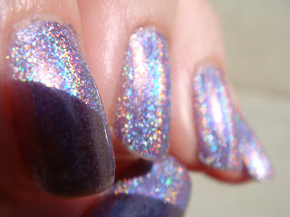 nail sally prisms hansen diamond purple ninja pretty